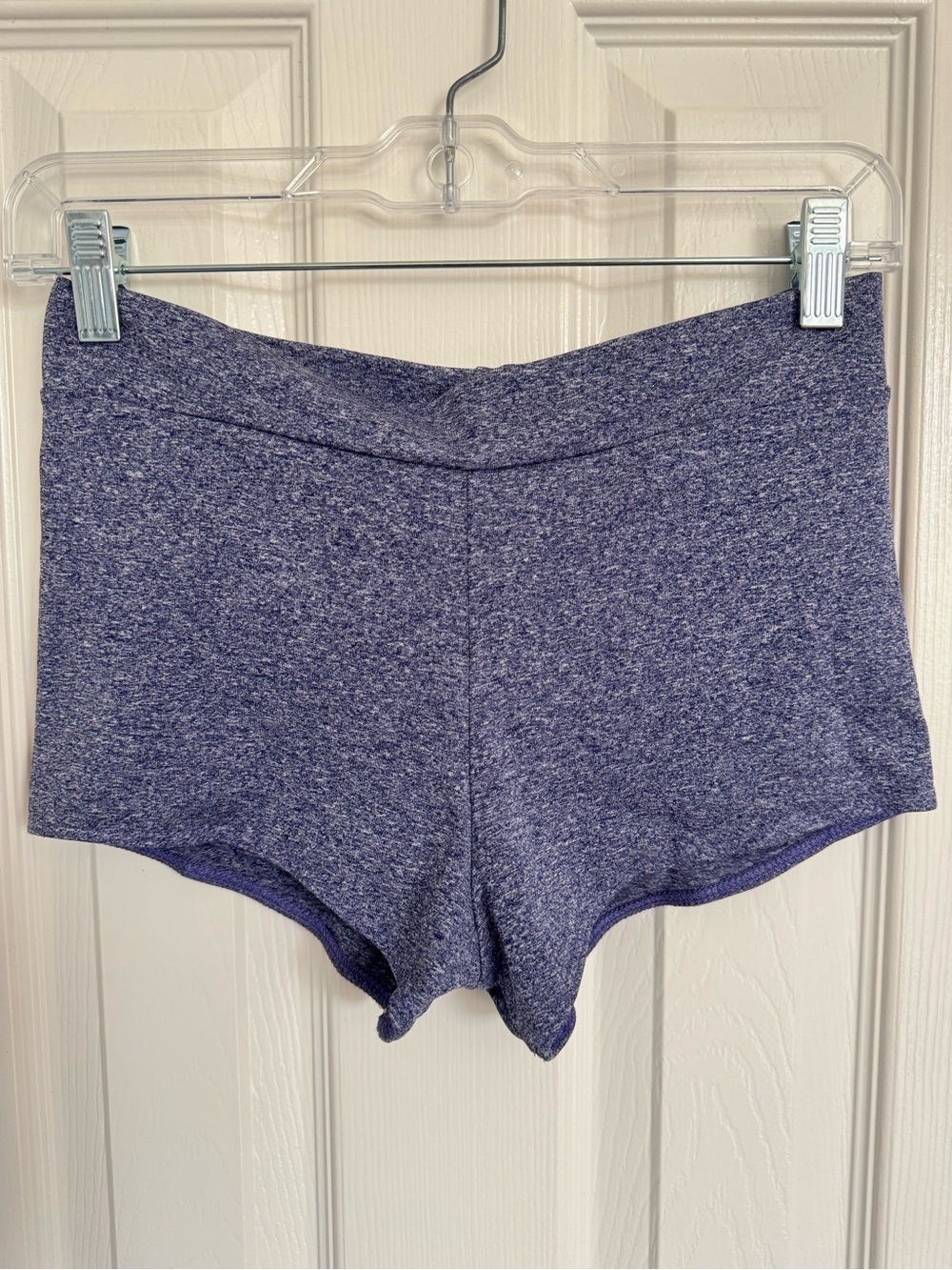 NWT Purple Pixies Heathered Indigo Athletic Shorts